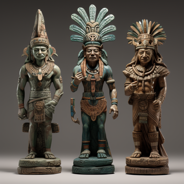 Aztec Statues