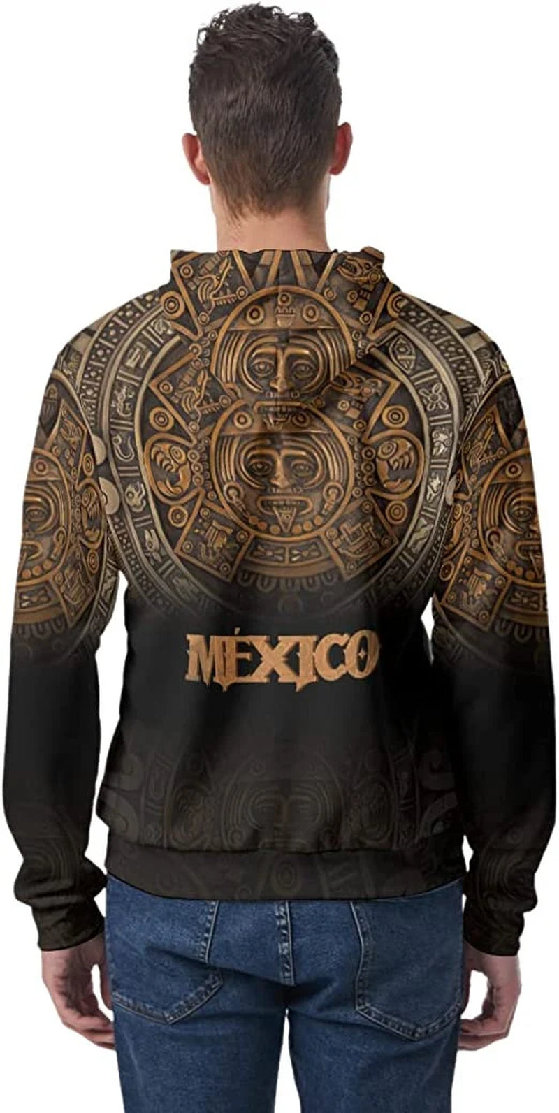Unisex Aztec Hoodie's Pullover Sweatshirt