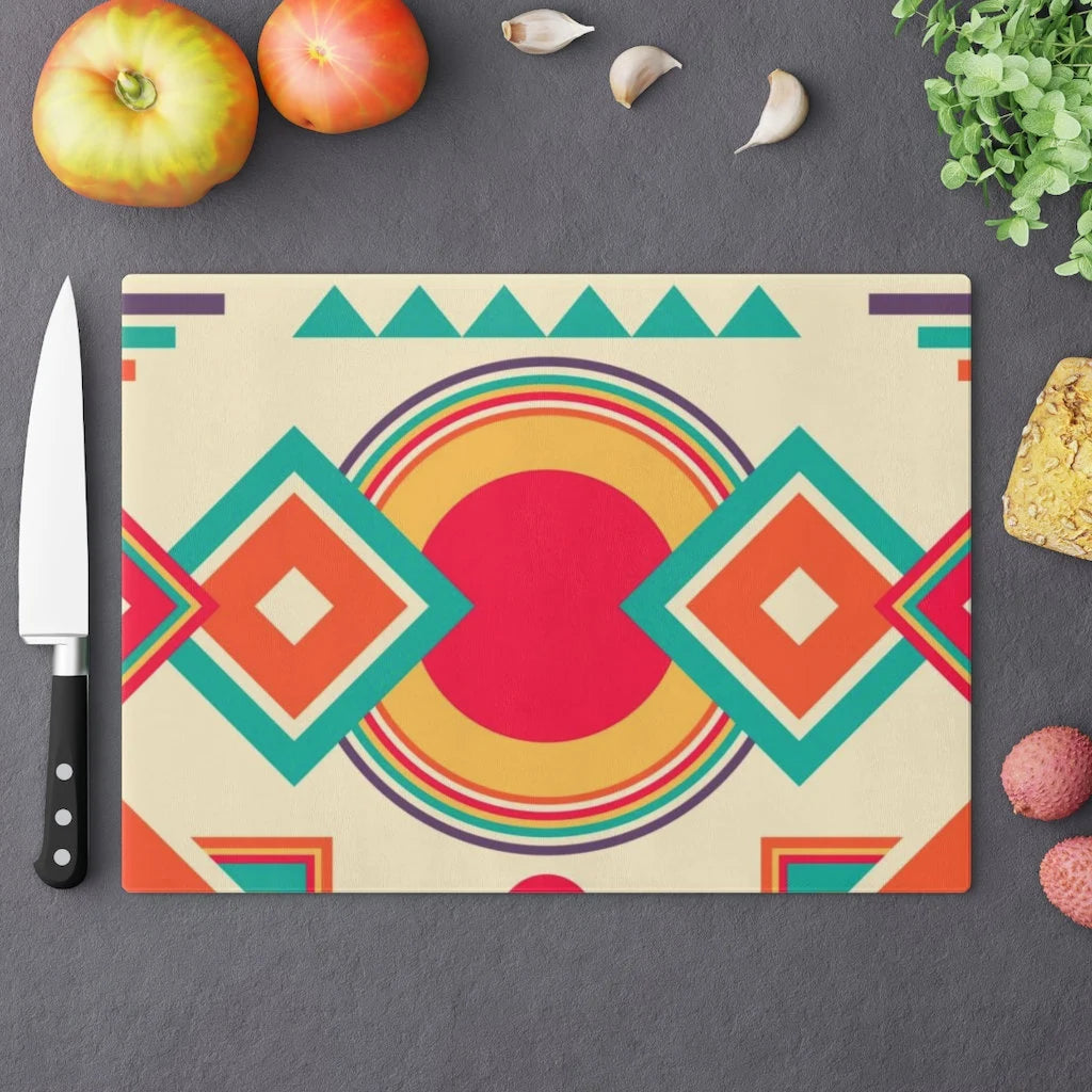 Southwestern Aztec Boho Kitchen Cutting Board