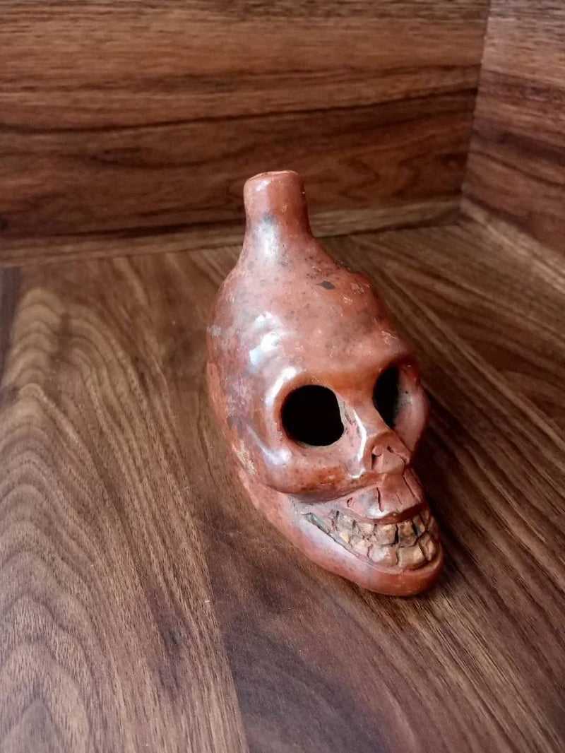 Handcrafted Medium Aztec Death Whistle - Original Ghostbuster Whistle