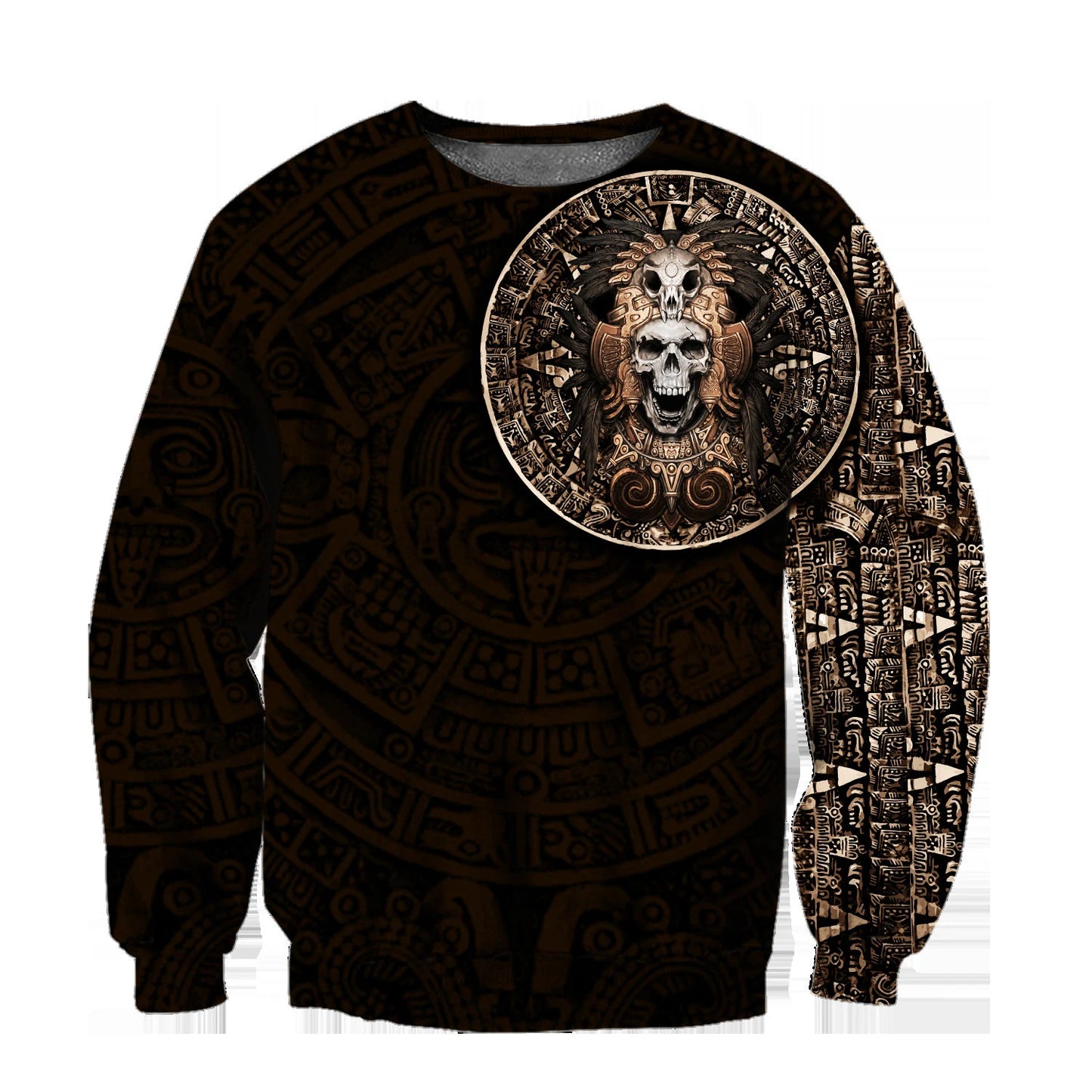 Aztec Warrior Sweatshirt Hoodie