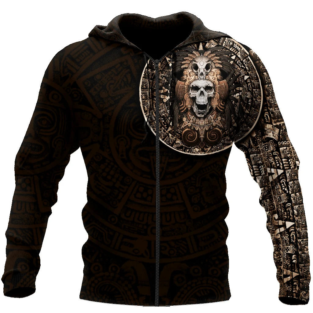 Aztec Warrior Sweatshirt Hoodie