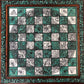 Aztec Wooden Chess Set 16.53” X 16.53”