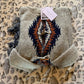 A Cozy Women Aztec Grey Toggle Close Cardigan Sweater