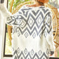 Stay cozy and stylish with our Eyelash Aztec Sweater Cardigan with Pockets - Open Front