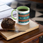 Aztec Geometric Accent Mug - Contemporary Design for Your Morning Coffee
